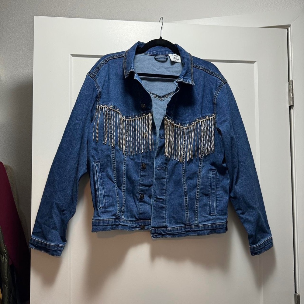 Diamante denim jacket